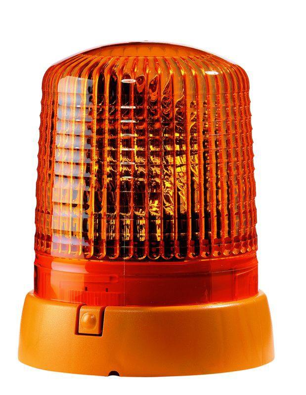 Hella KL 7000 Series 24V Amber Fixed Rotating Beacon 008061111