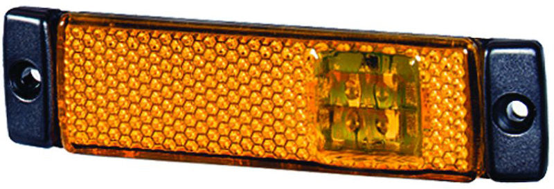 Hella 8645 Series 12V Amber Side Marker Lamp 008645011