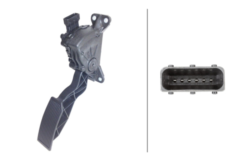 Hella Accelerator Pedal Sensor 008656701
