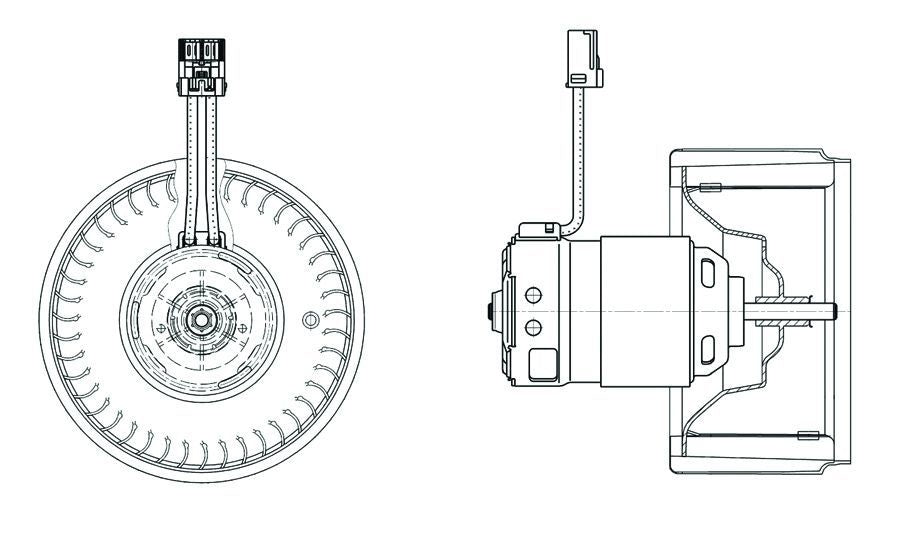 Behr HVAC Blower Motor