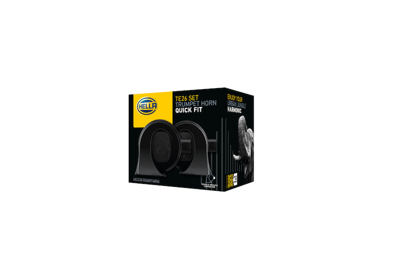 Hella Horn Kit Bx Blk