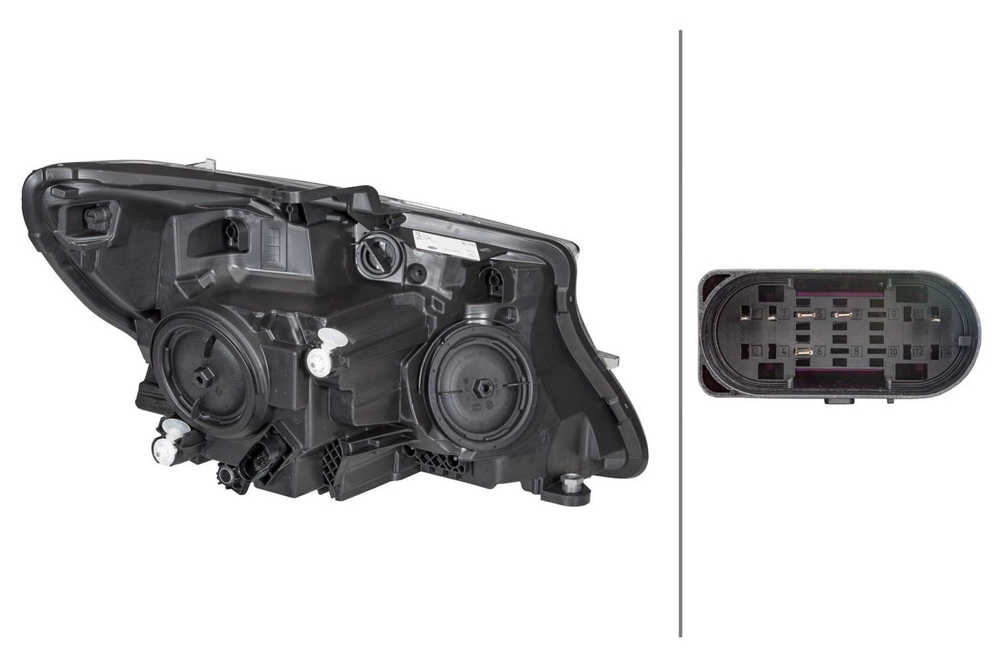 Hella Headlight Assembly 011284851
