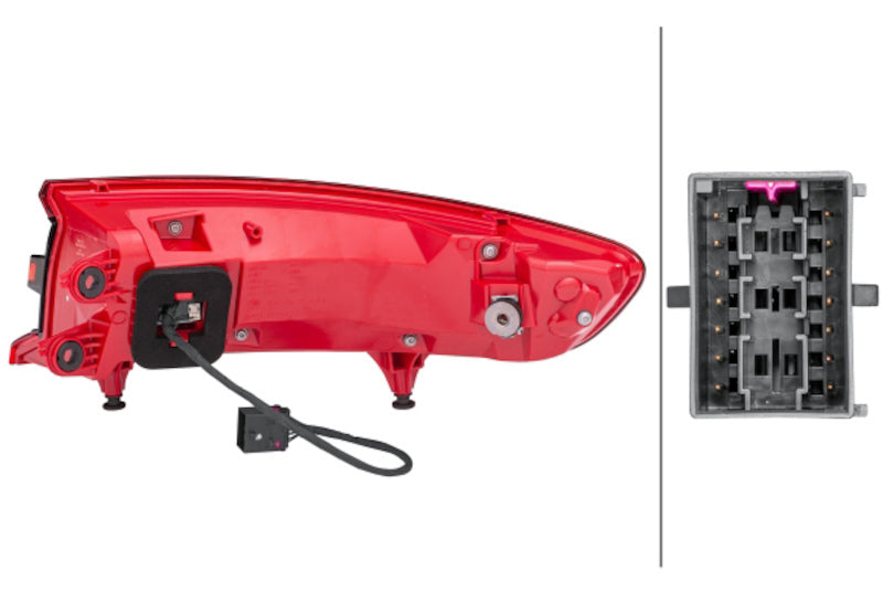 Hella Tail Light Assembly 011499131