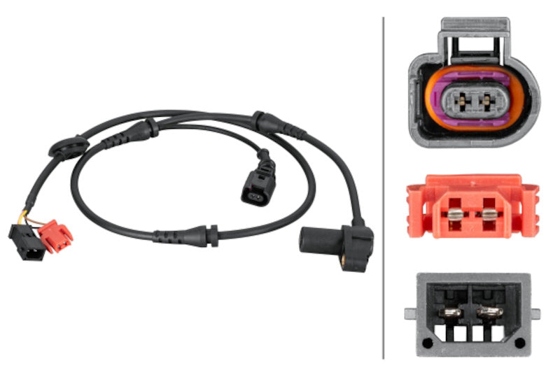 Hella ABS Wheel Speed Sensor 012806841