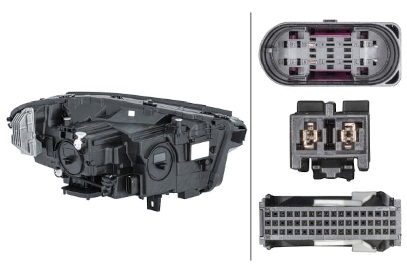 Hella Headlight Assembly 013074651