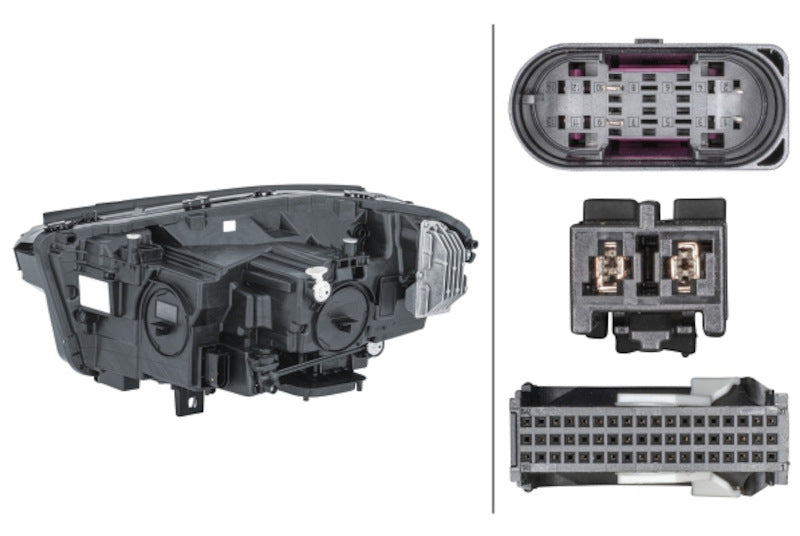 Hella Headlight Assembly 013074661