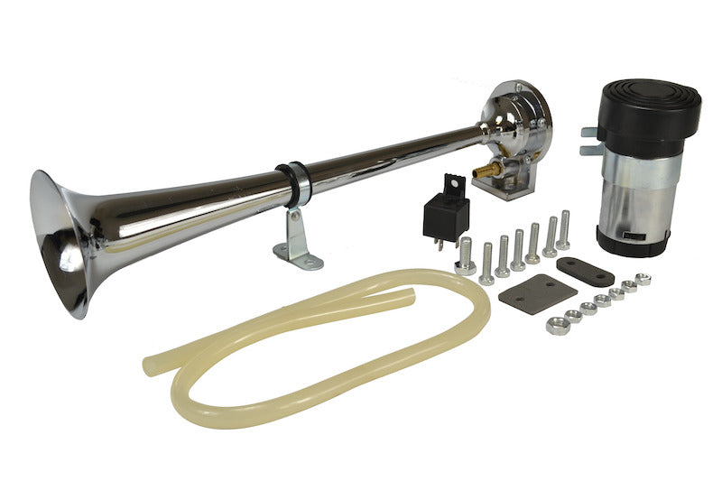 Hella Horn Kit Bl Chrome Air 1Trumpet 12V 013410001