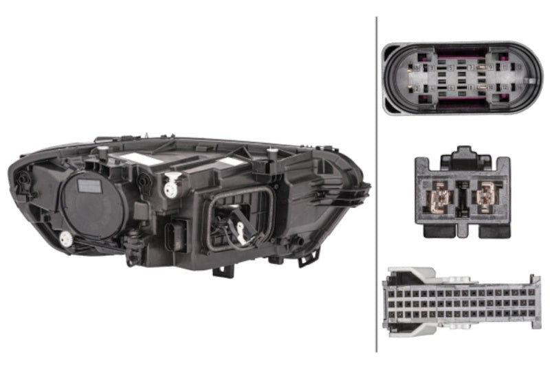 Hella Headlight Assembly 015086351