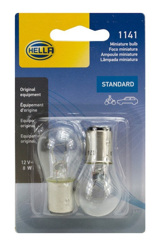 Hella Bulb 1141 12V 18W Ba15S S8 (2) 1141TB