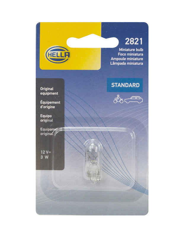 Hella Bulb 2821 12V 3W W2.1x9.5d T3.25 E1 SB 2821SB