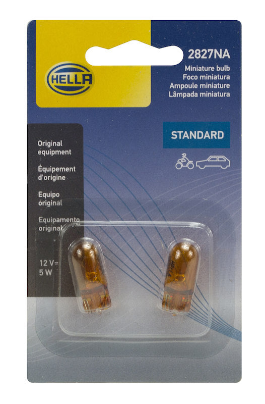 Hella Bulb 2827Na 12V 5W W21X95D Namber (2) 2827NATB