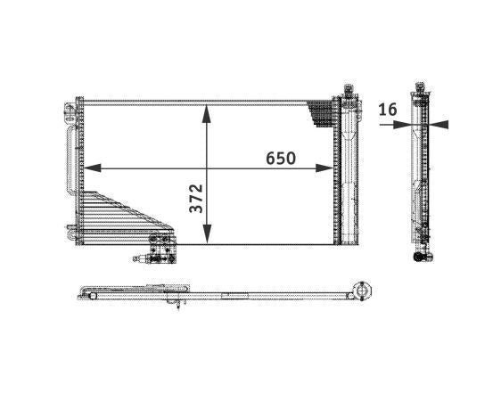 Behr A/C Condenser