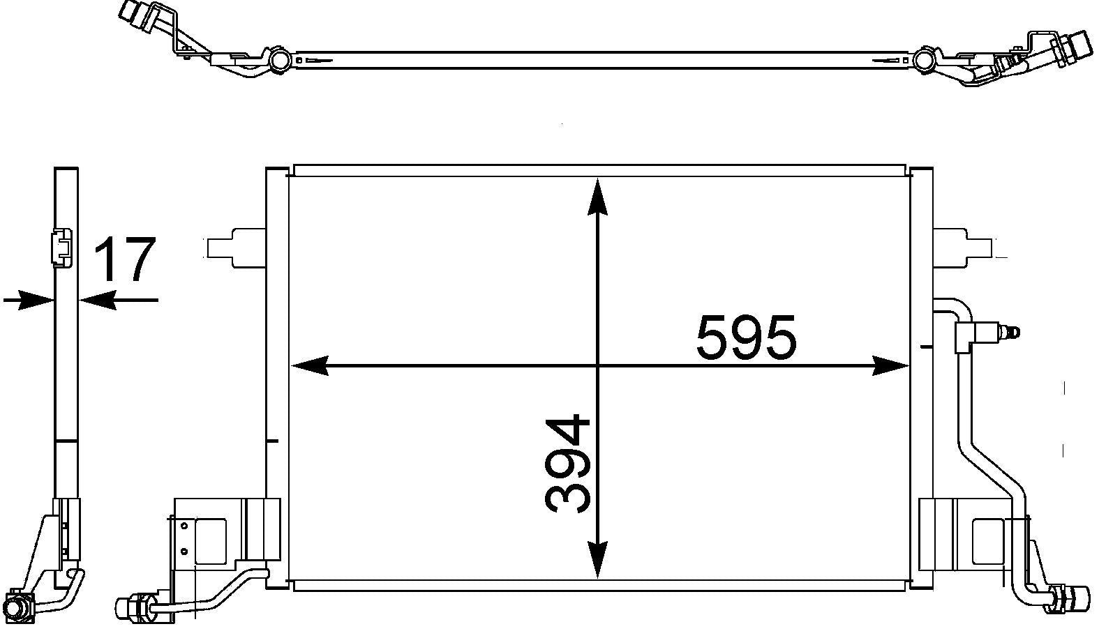 Behr A/C Condenser