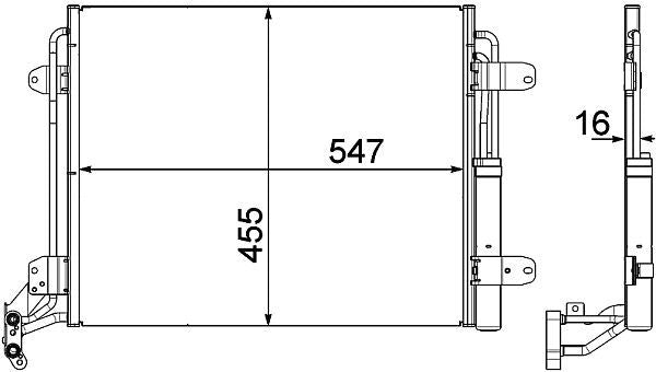 Behr A/C Condenser