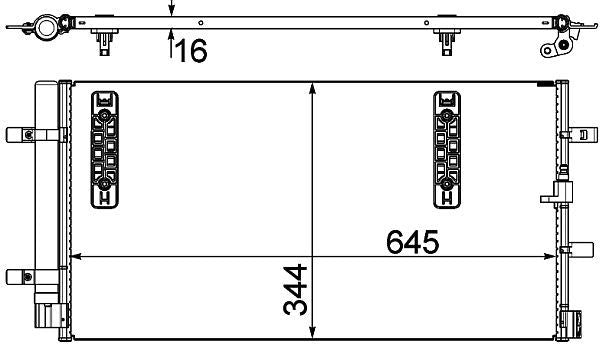 Behr A/C Condenser