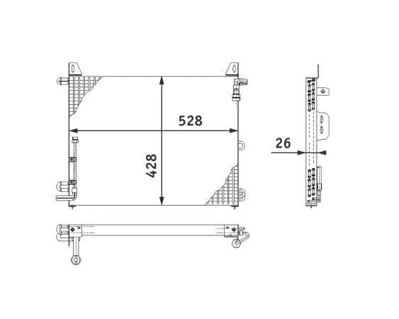 Behr A/C Condenser