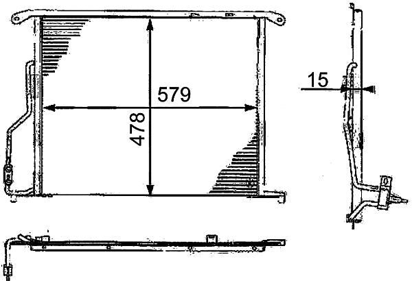 Behr A/C Condenser
