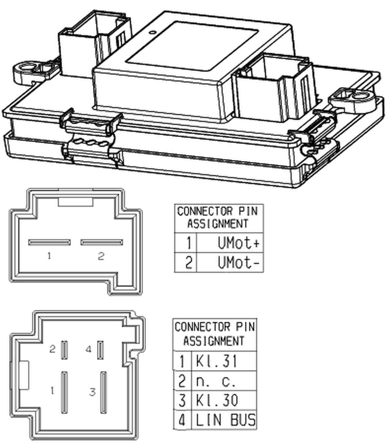 Behr HVAC Blower Motor Resistor