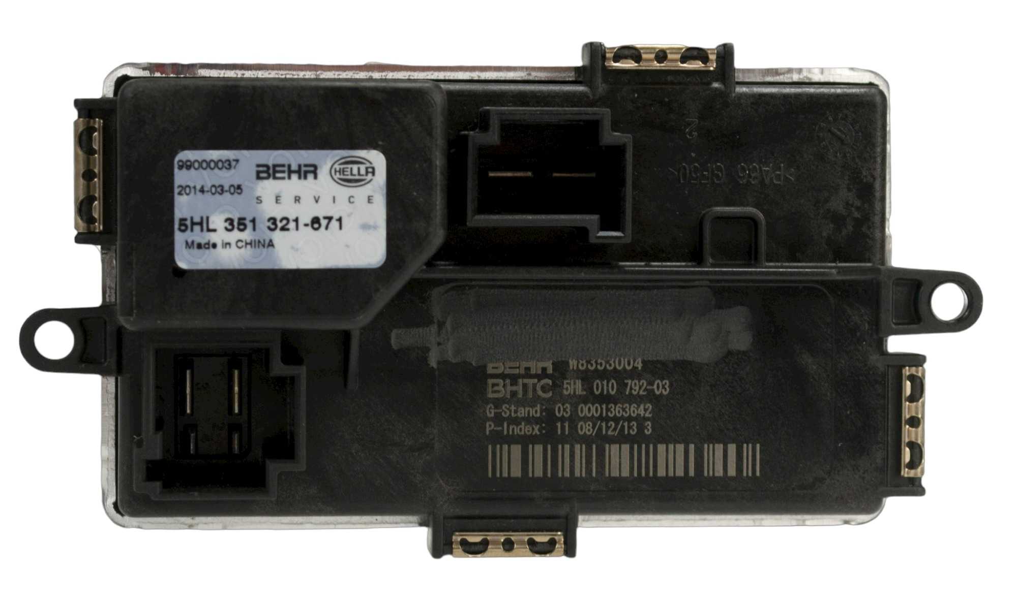 Behr HVAC Blower Motor Regulator