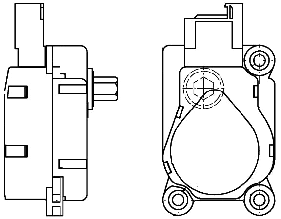Behr HVAC Air Inlet Door Actuator