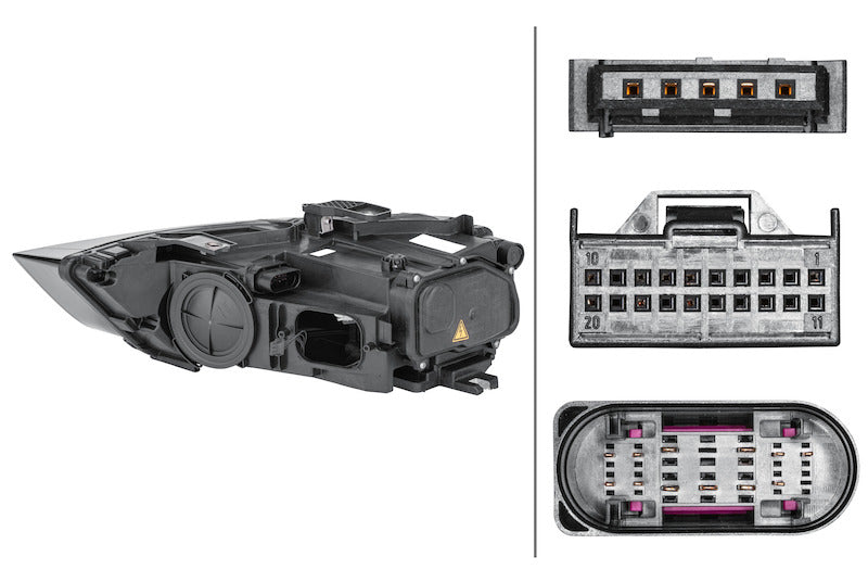 Hella Headlight Assembly 354840061