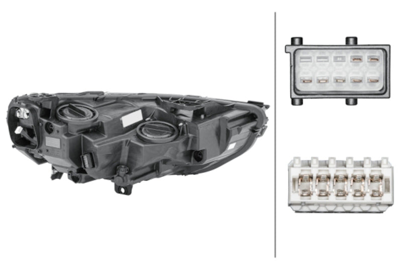 Hella Headlight Assembly 354869091