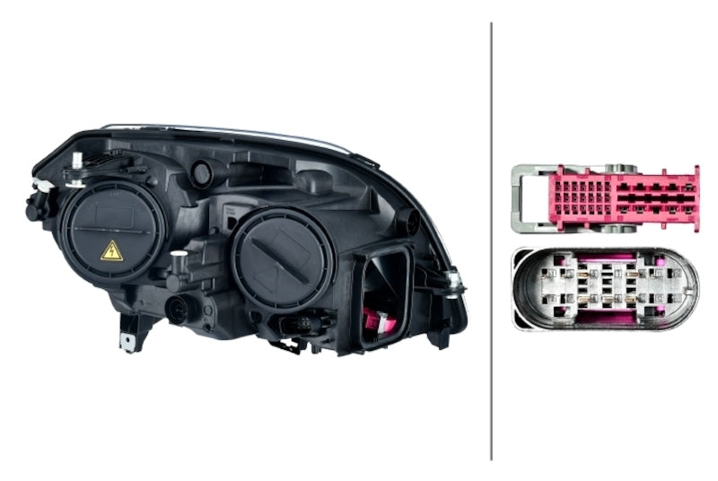 Hella Headlight Assembly 354878151