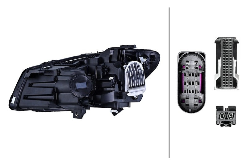 Hella 2016-2019 Mercedes-Benz CLA180 Headlight Assembly 354880061