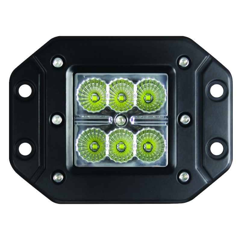 Hella Cube 6 Led Off Rd Kit Flsh
