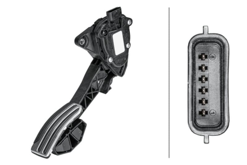 Hella Accelerator Pedal Sensor 358156211