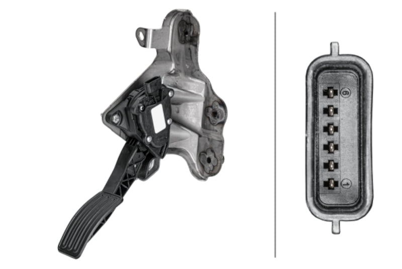 Hella Accelerator Pedal Sensor 358156221