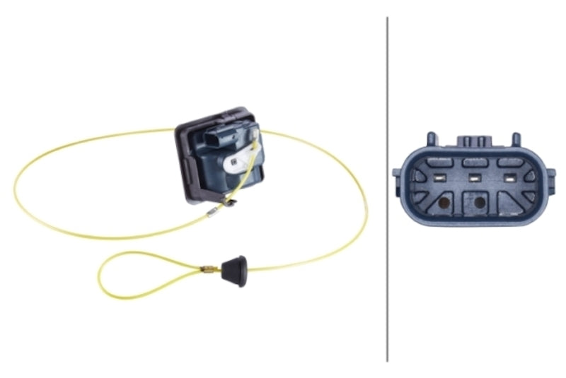 Hella Fuel Filler Door Lock Actuator 358159021