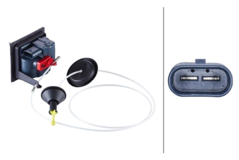 Hella Fuel Filler Door Lock Actuator 358159061