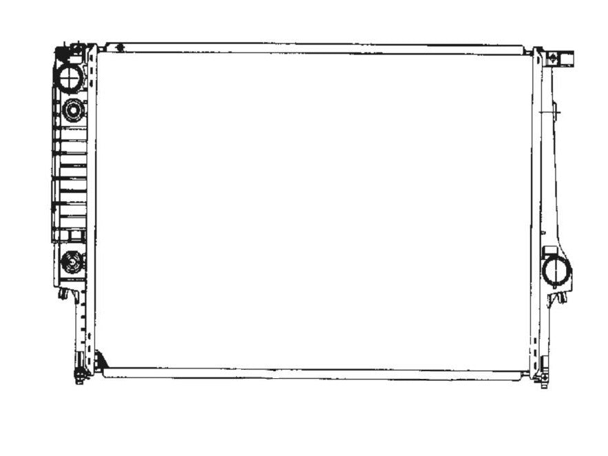 MAHLE Behr RADIATOR ENGINE COOLING BMW 376713091