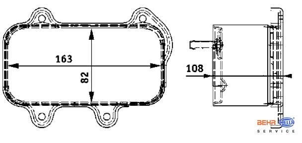 Behr Engine Oil Cooler