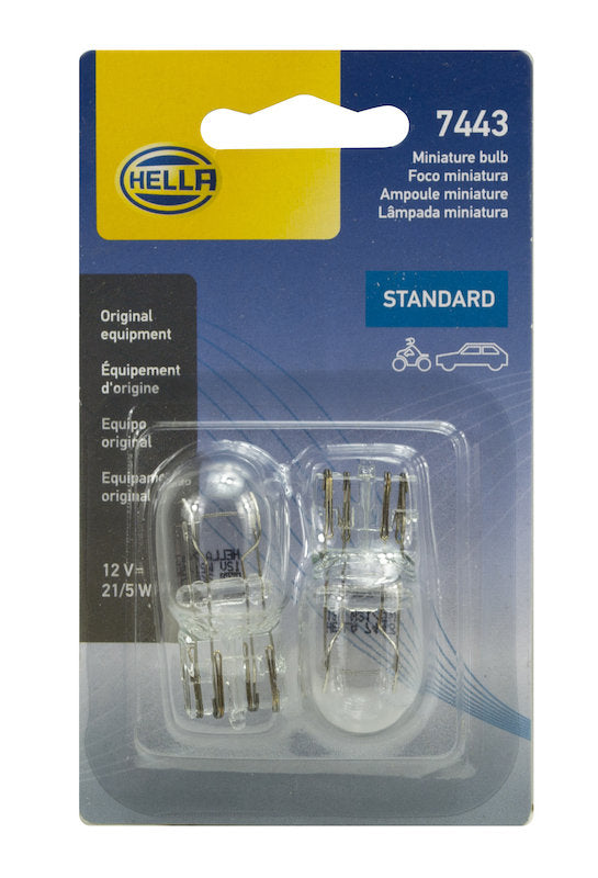 Hella Bulb 7443 12V 21/5W W3X16Q T65 (2) 7443TB
