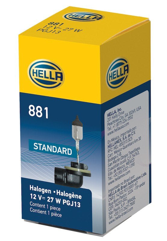 Hella Bulb 881 12V 27W Pgj13 T325 881