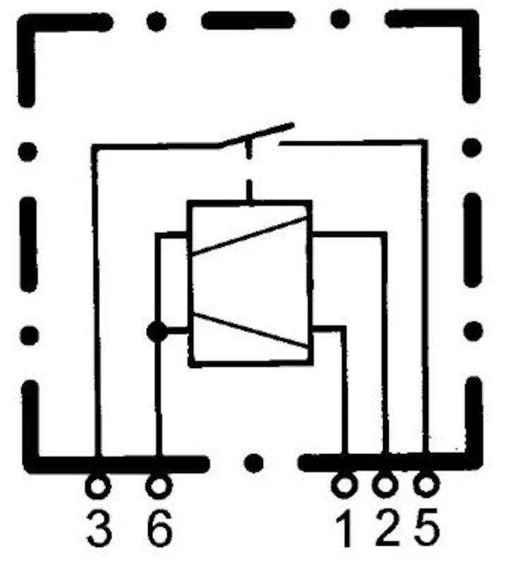 Hella Relay Micro 12V 30A Latching/Bistable 933364027