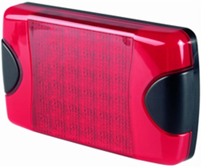 Hella DuraLed Stop/Tail Lamp Rectangle Red Lens Black Housing LED