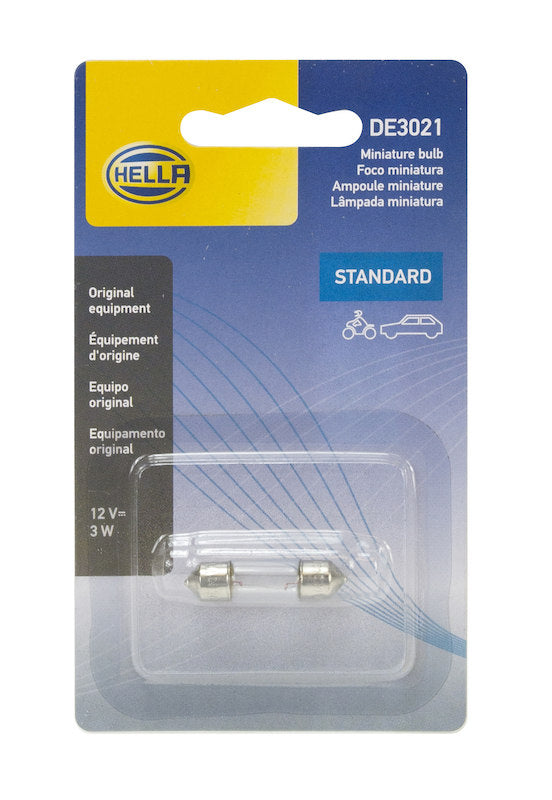 Hella Bulb 3021 12V 3W Sv78 T25 8X29Mm Sb DE3021SB