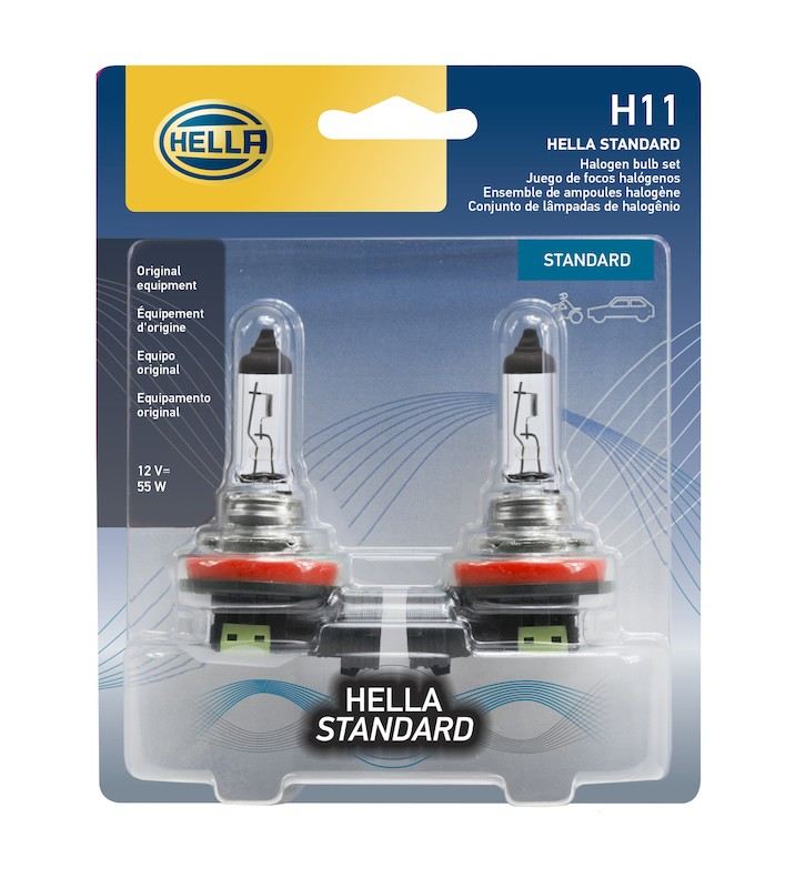 Hella Bulb H11 12V 55W Pgj192 T4 (2) H11TB