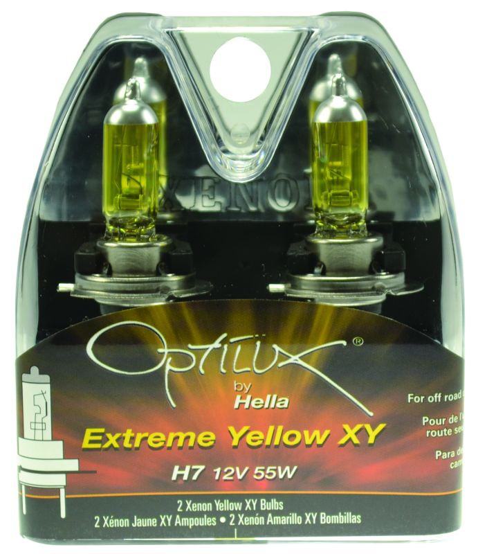 Hella Yellow Bulb Optilux H7 12V 55W XY Xenon