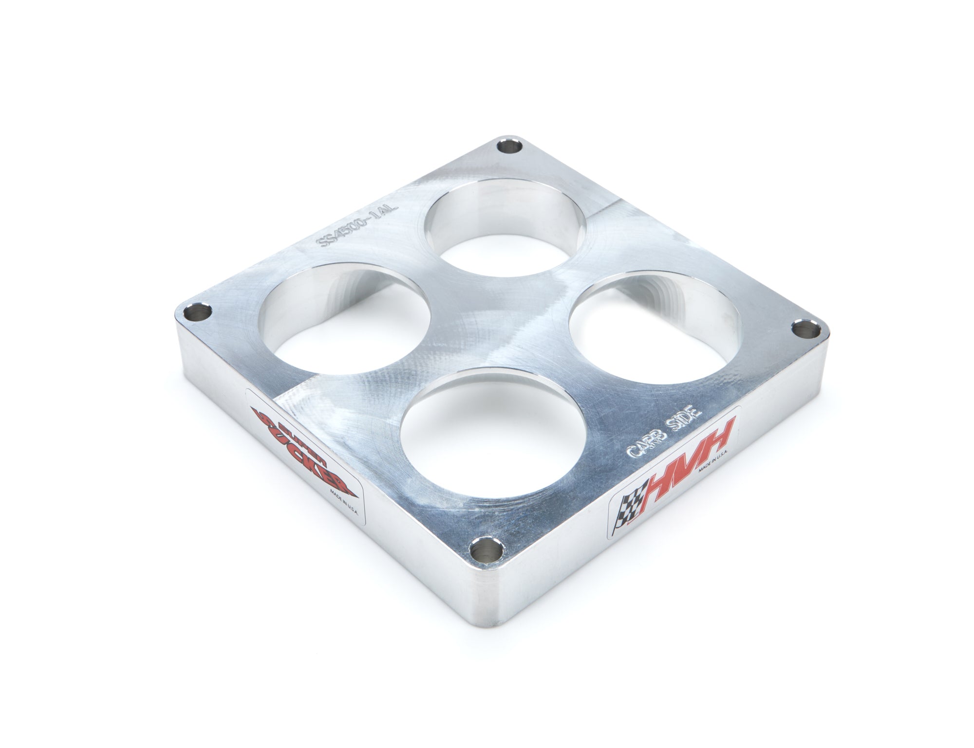High Velocity Heads 1in 4500 Alm Tapered Carb Spacer 1250 CFM Carburetors and Components Carburetor Adapters and Spacers main image