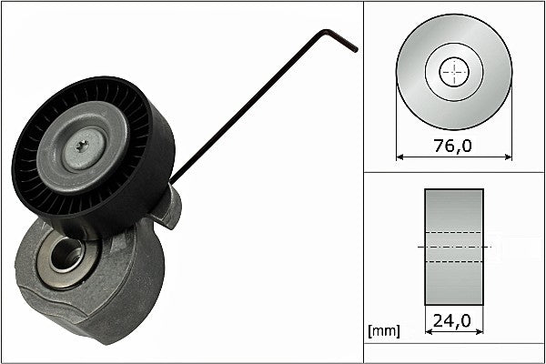 INA US Accessory Drive Belt Tensioner Pulley FP0648