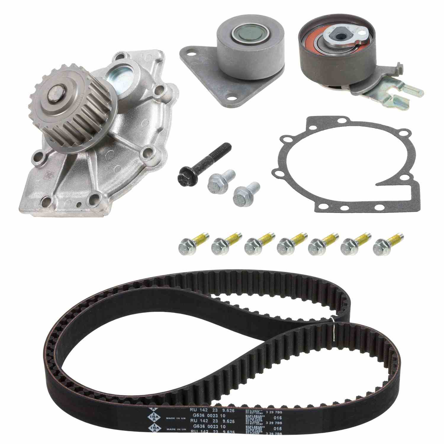 INA US Engine Timing Belt Kit with Water Pump ZD04673K