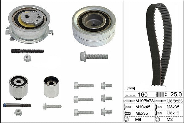 INA US Engine Timing Belt Kit ZD0550K