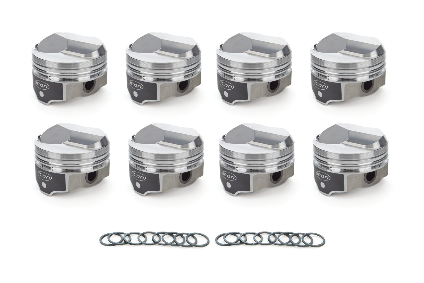 ICON Pistons BBC Domed Piston Set 4.280 Bore +38cc Pistons and Piston Rings Pistons main image