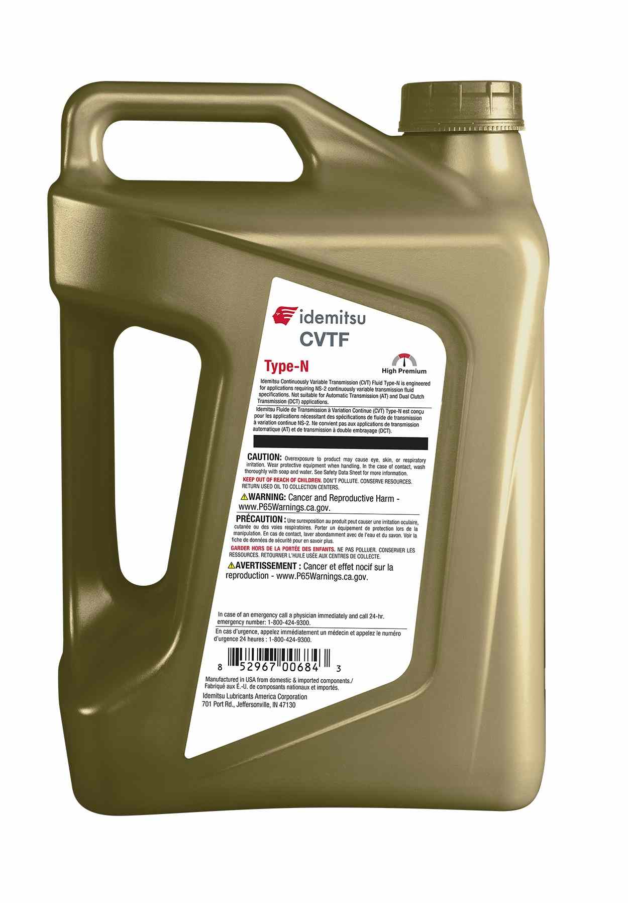 Idemitsu Automatic Continuously Variable Transmission (CVT) Fluid 30040091-95300C020