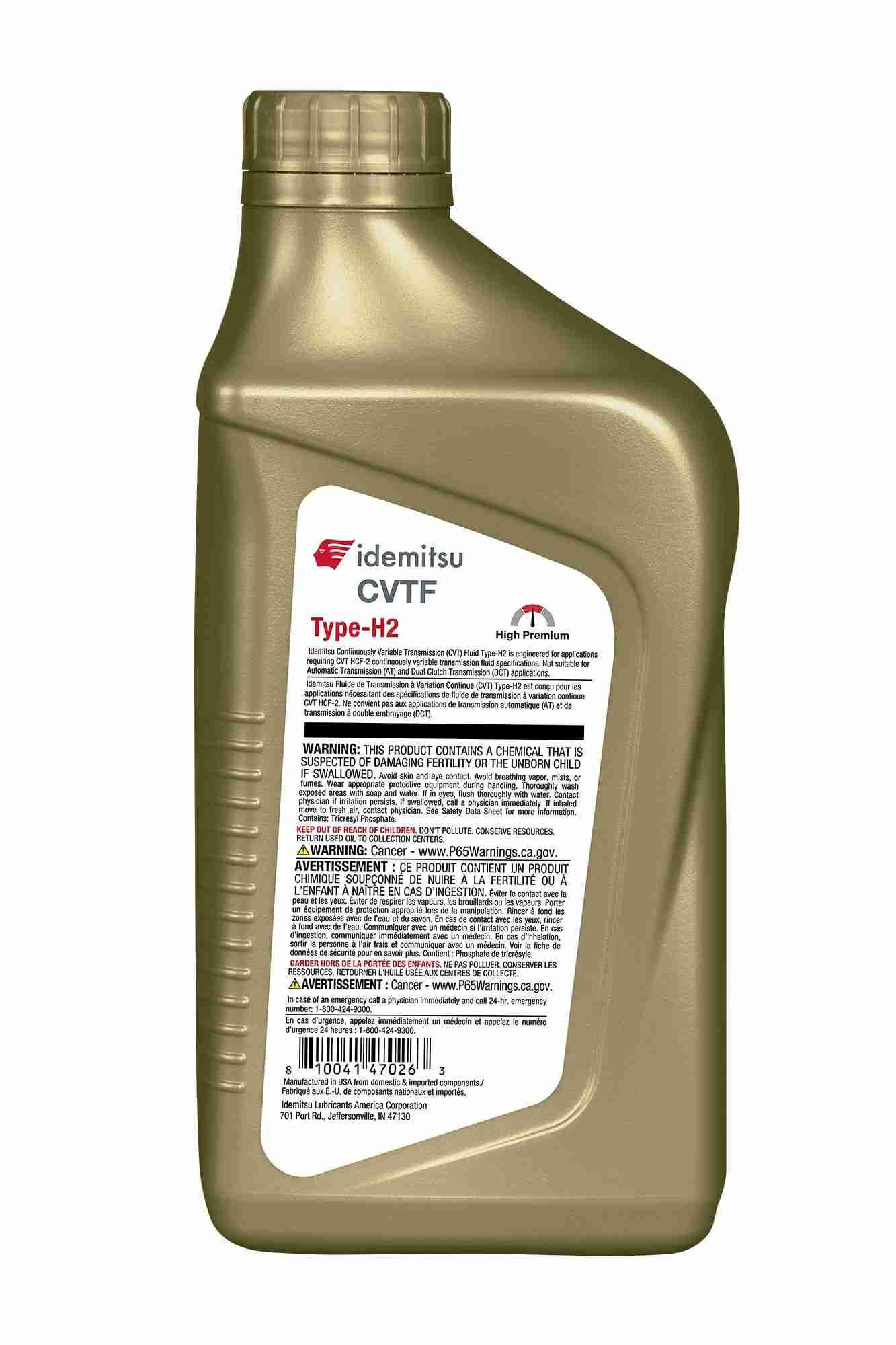 Idemitsu Automatic Continuously Variable Transmission (CVT) Fluid 30041114-75000C020