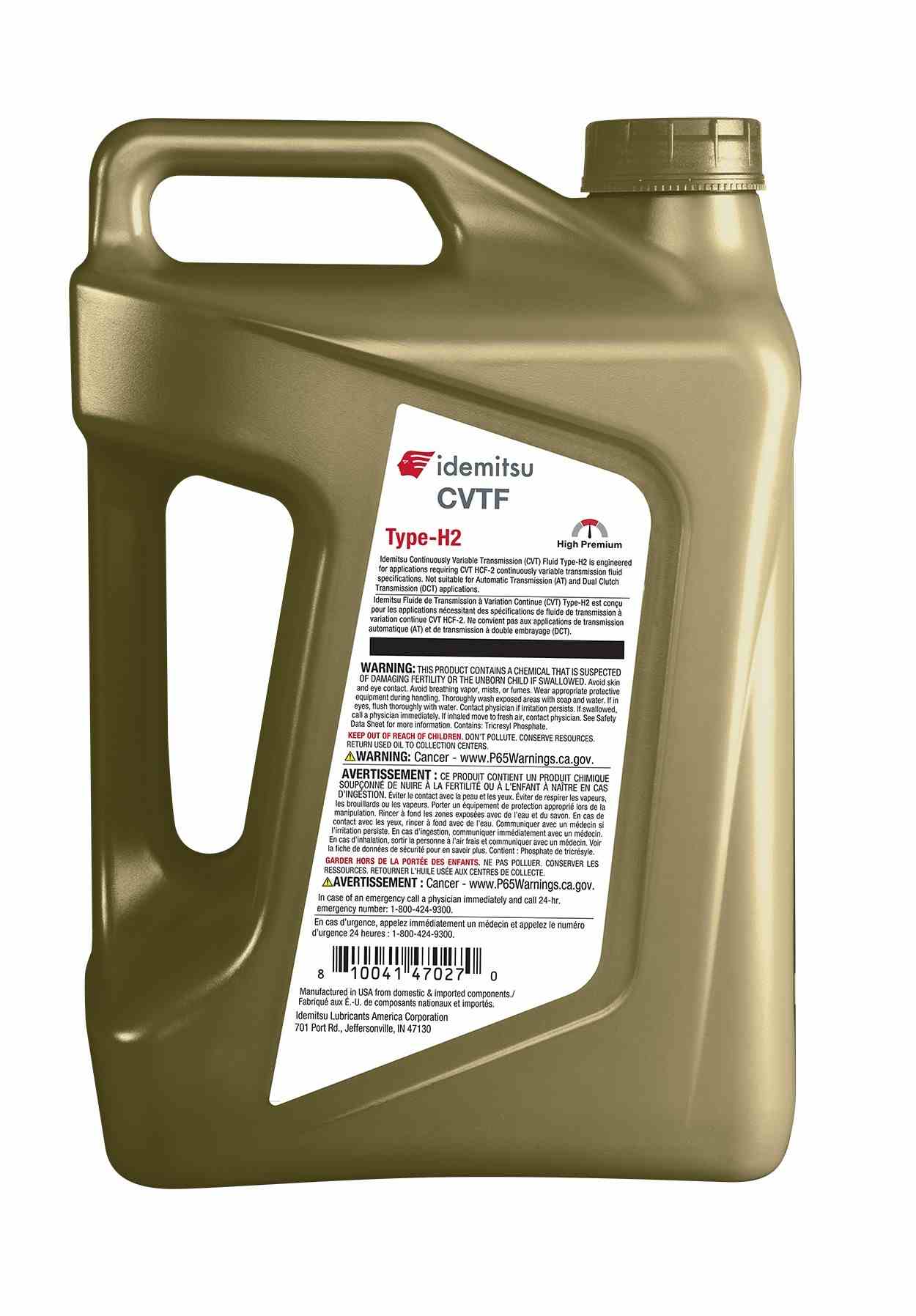 Idemitsu Automatic Continuously Variable Transmission (CVT) Fluid 30041114-95300C020